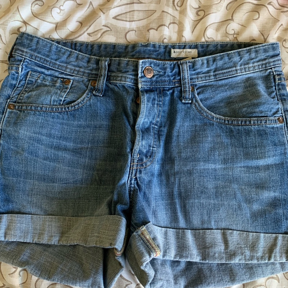 Jean shorts h&m boyfriend style